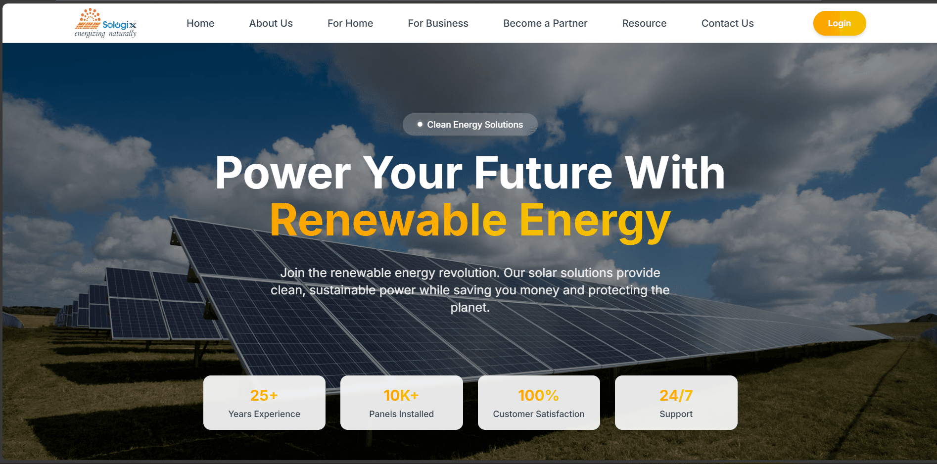 Sologixenergy -solar installation comapany website